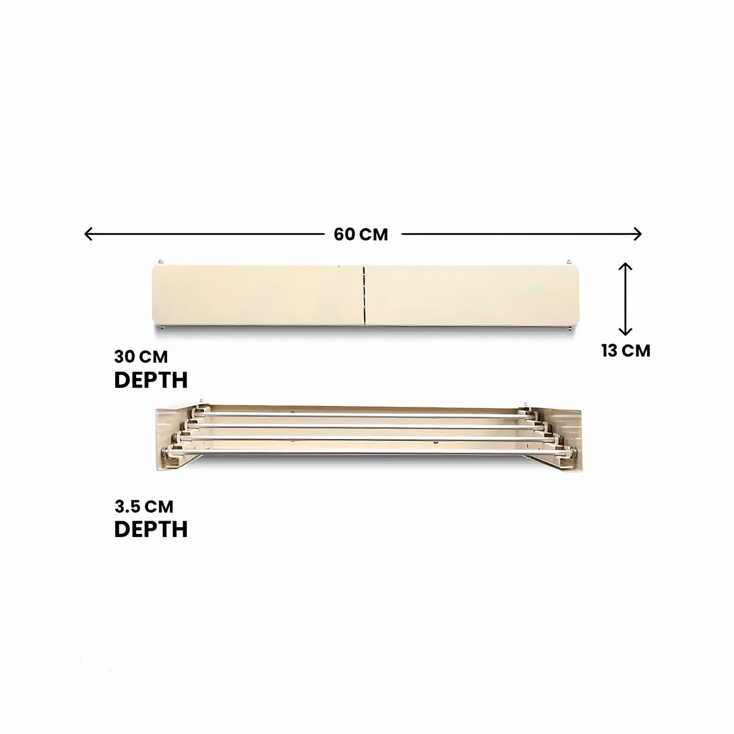 Modern decorative clothes dryer 60 CM